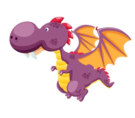 Dragon flying のイラスト素材