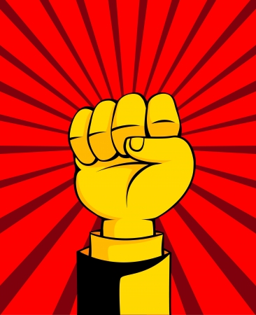 Fist vector illustrationのイラスト素材