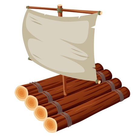 illustration of Raftのイラスト素材