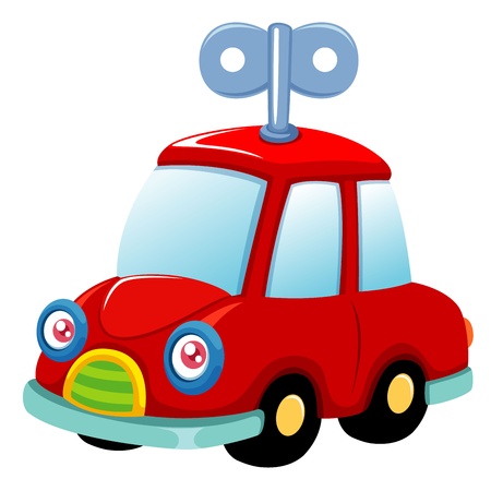 illustration of Toy car Vectorのイラスト素材