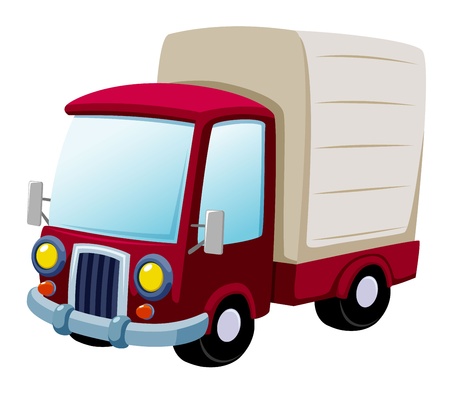 illustration of cartoon truck Vectorのイラスト素材