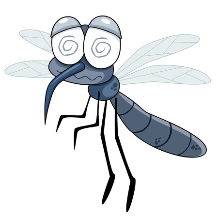 illustration of Cartoon Mosquitoのイラスト素材