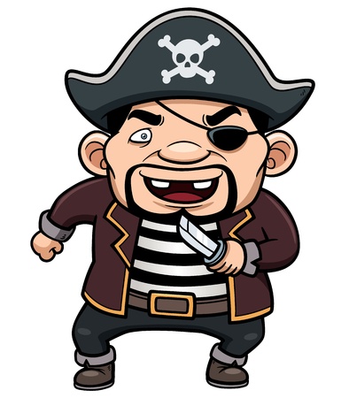 Vector illustration of Pirateのイラスト素材