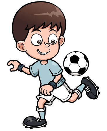 illustration Soccer playerのイラスト素材