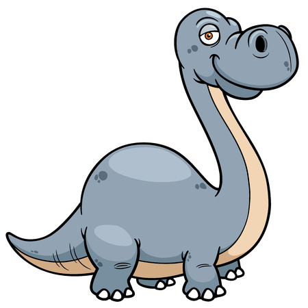 Vector illustration of Dinosaur Cartoonのイラスト素材