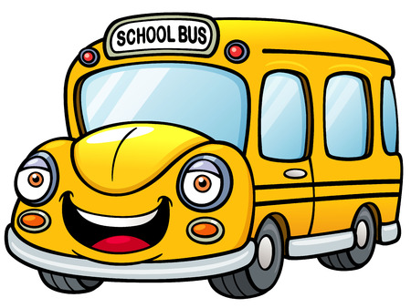 Vector illustration of School busのイラスト素材