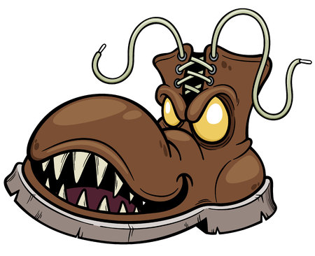 Vector illustration of Monster Bootsのイラスト素材