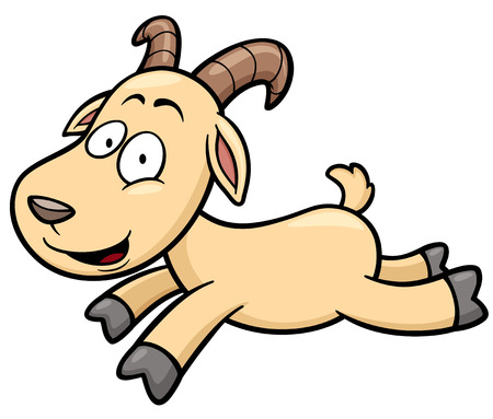 illustration of Goat Cartoonのイラスト素材