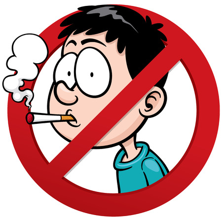 Vector illustration of No smoking signのイラスト素材