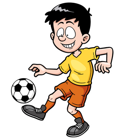 Vector illustration of Soccer playerのイラスト素材