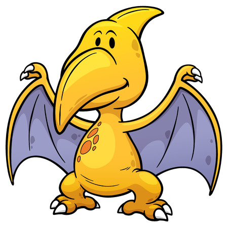 illustration of Cartoon pteranodonのイラスト素材