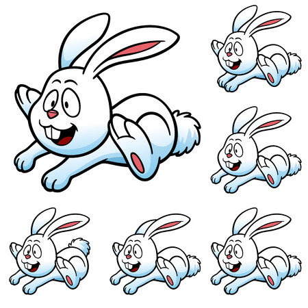 Vector Illustration of make the choice matching - Rabbitのイラスト素材
