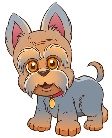 Vector illustration of Cartoon Cute Dogのイラスト素材