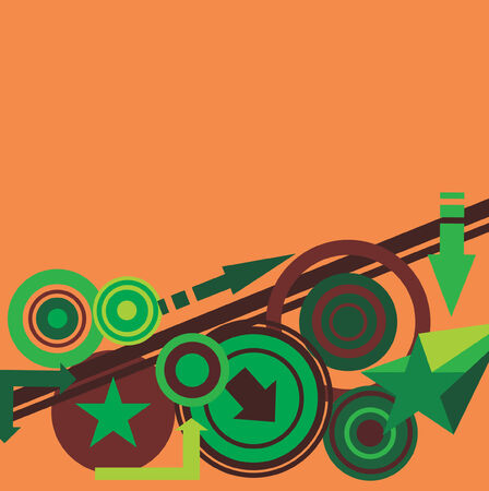 The abstract image.Vector illuctrationのイラスト素材