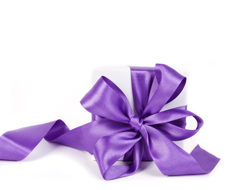 Little  gift isolated on white background の写真素材