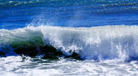 View of storm seascape 