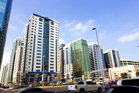 Abu Dhabi is the capital and the second most populous city in the United Arab Emiratesのeditorial素材