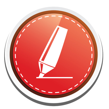 highlighter iconのイラスト素材