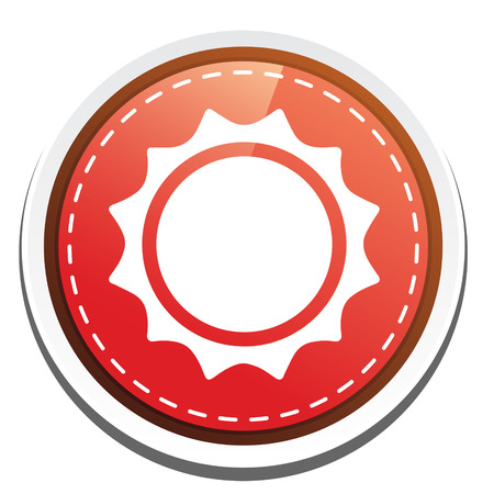 sunny weather  iconのイラスト素材
