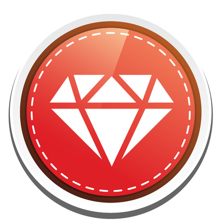 diamond iconのイラスト素材