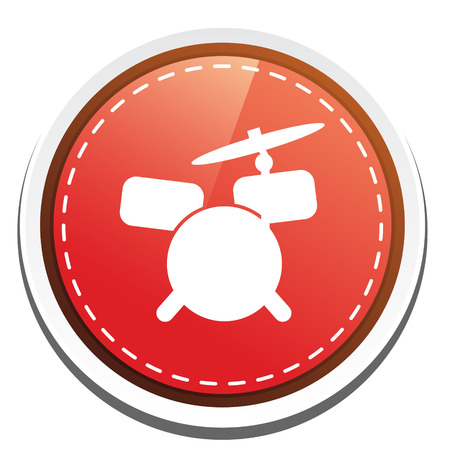 drums iconのイラスト素材