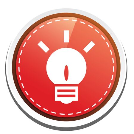 lightbulb iconのイラスト素材