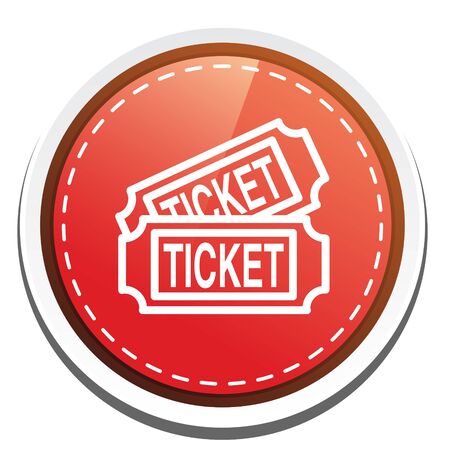 cinema tickets iconのイラスト素材