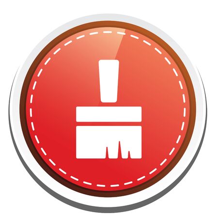 painting brush iconのイラスト素材