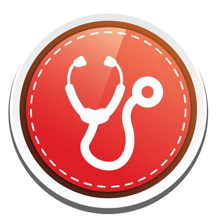 stethoscope iconのイラスト素材