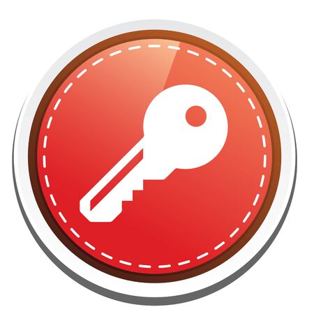 Key iconのイラスト素材