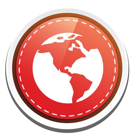 earth iconのイラスト素材