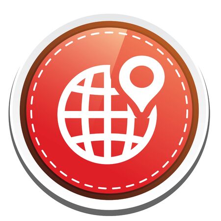 map pin iconのイラスト素材