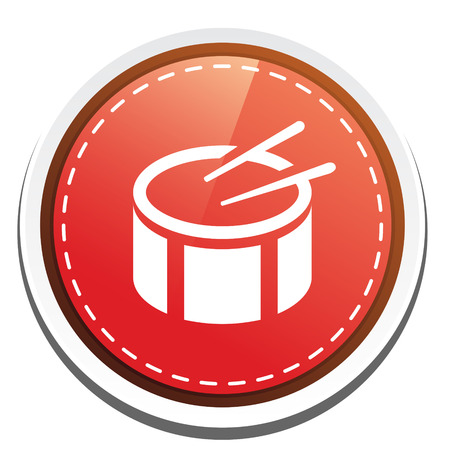 drums iconのイラスト素材