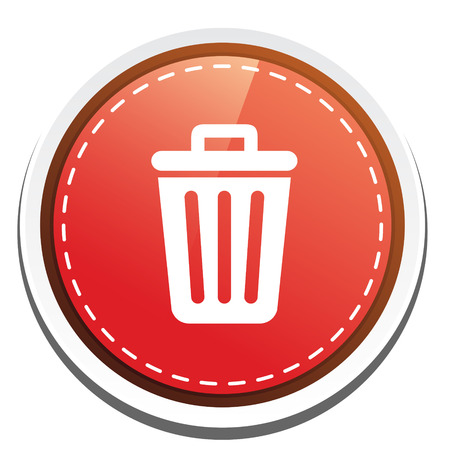 bin iconのイラスト素材