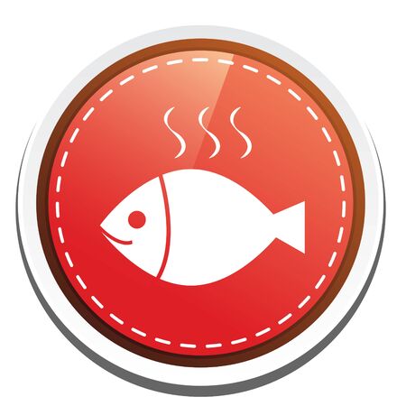 fish iconのイラスト素材