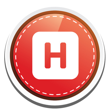 hospital sign iconのイラスト素材