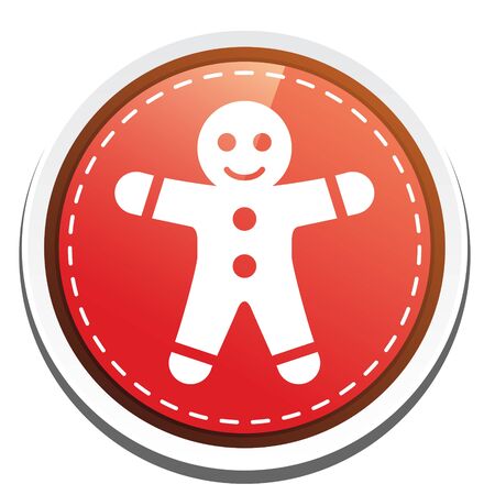 gingerbread iconのイラスト素材