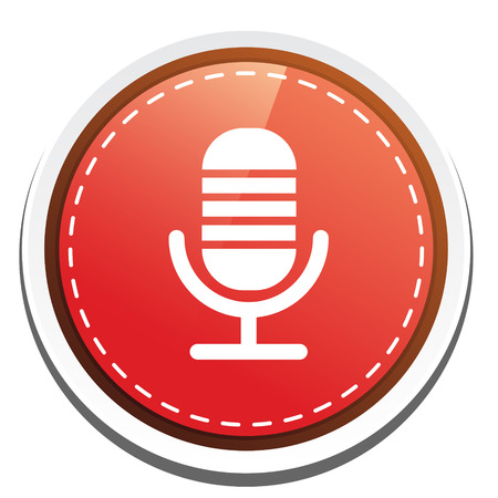 microphone  iconのイラスト素材