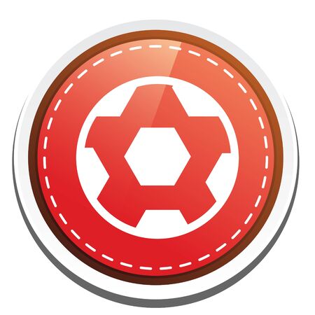 soccer ball iconのイラスト素材