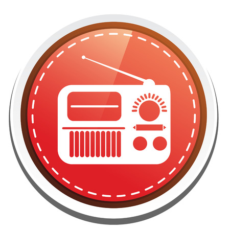 radio iconのイラスト素材