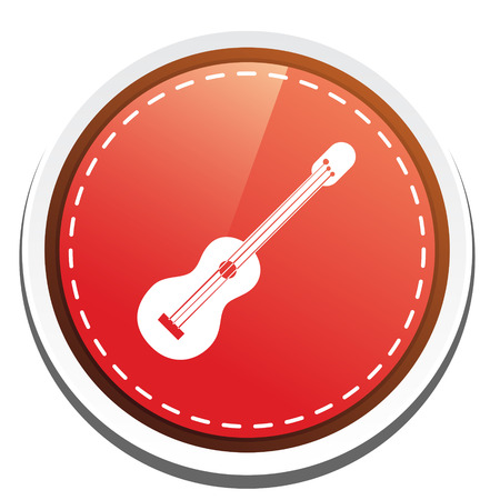 guitar iconのイラスト素材