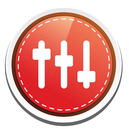 dj mixer iconのイラスト素材