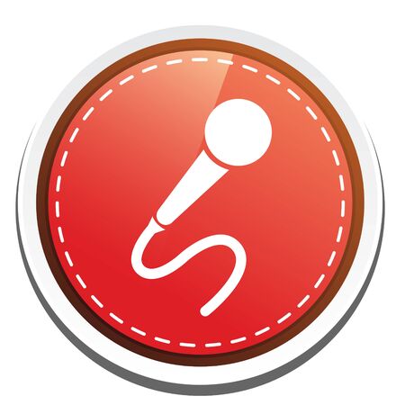 mic  iconのイラスト素材