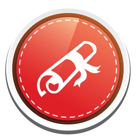 certificate iconのイラスト素材