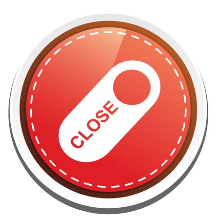 close tagのイラスト素材