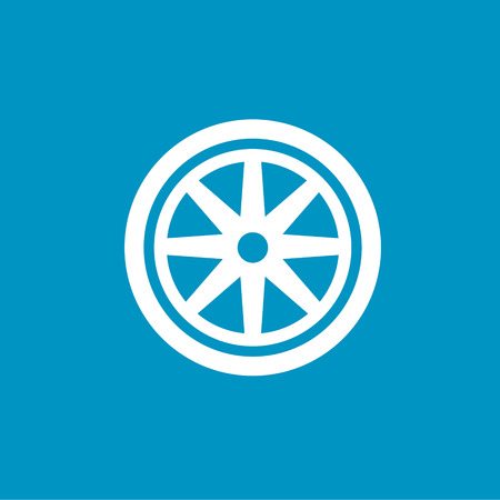 vehicle wheel iconのイラスト素材