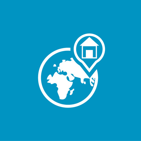 earth gps  iconのイラスト素材