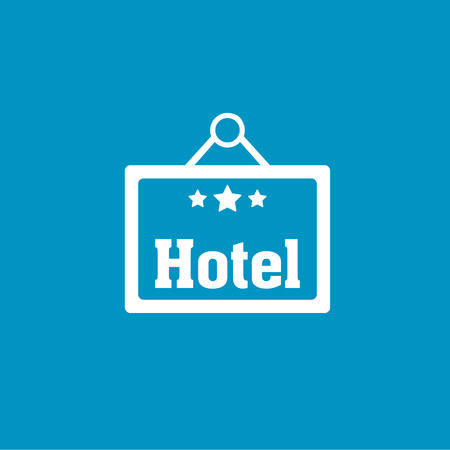 hotel signのイラスト素材