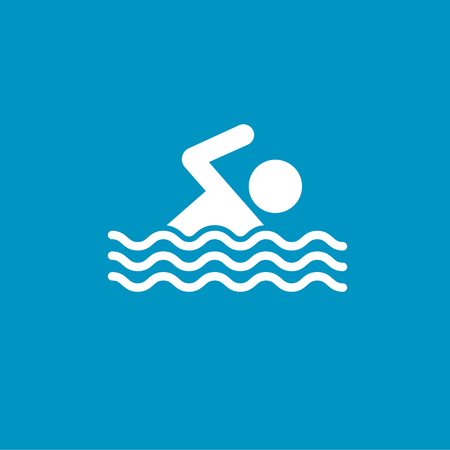 swimming iconのイラスト素材