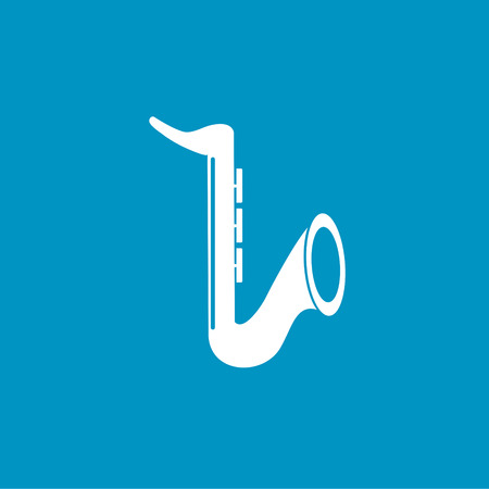saxophone iconのイラスト素材